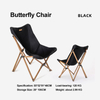 Ultralight Black Folding Camping Chair