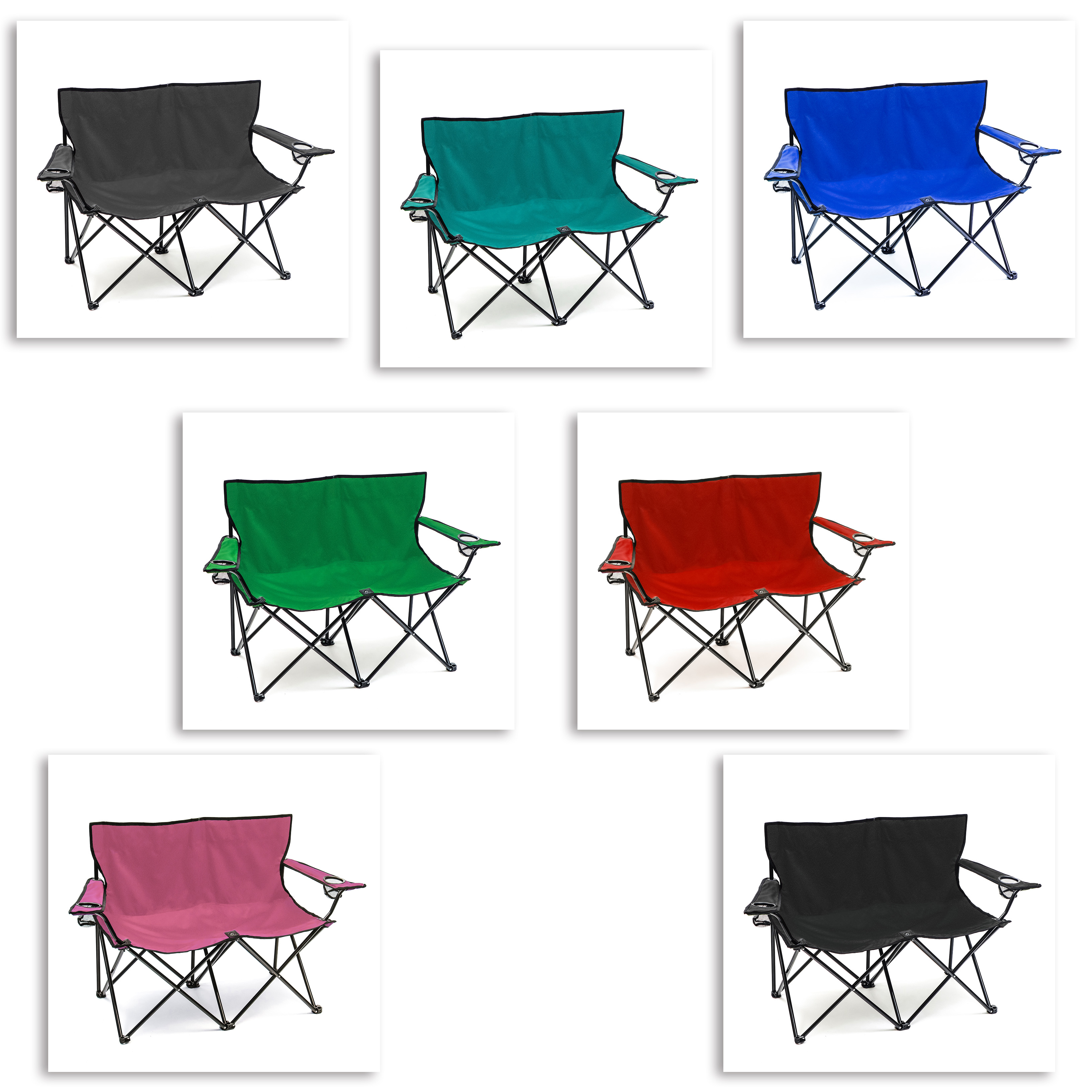 Comfortable Folding Double Beach Fishing Chairs