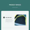 2 - 3 Person Pop Up Camping Tent