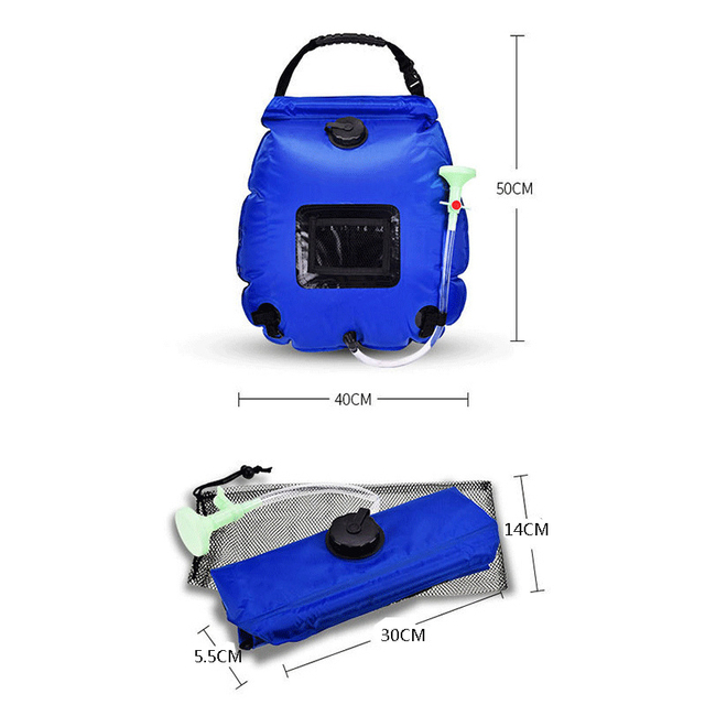 Outdoor Portable Solar Hanging Shower Bag
