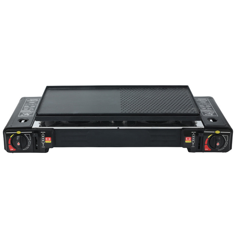 Portable Camping Stove With Grill Griddle