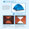 Pop Up Tent for Camping Campgrasp