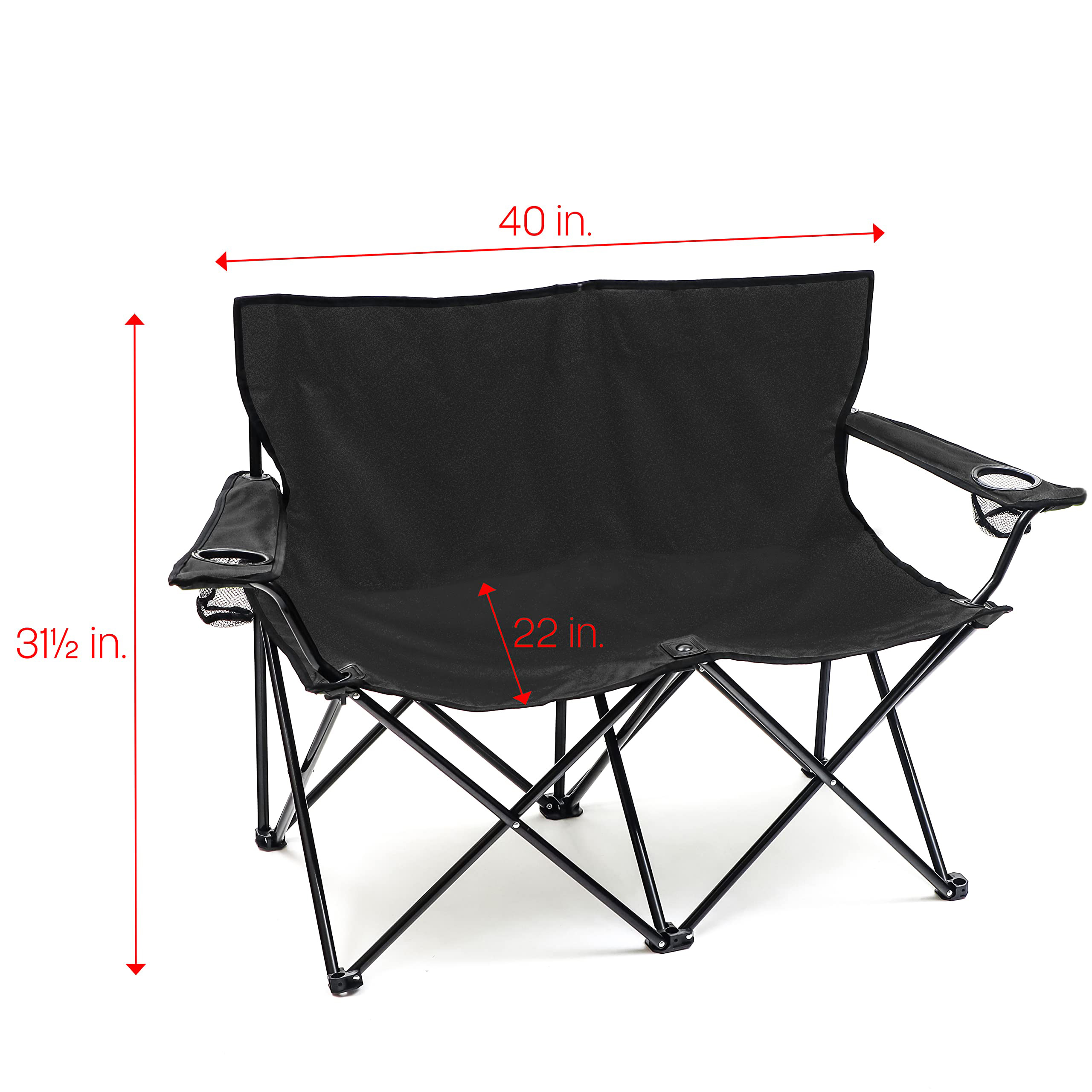 Comfortable Folding Double Beach Fishing Chairs