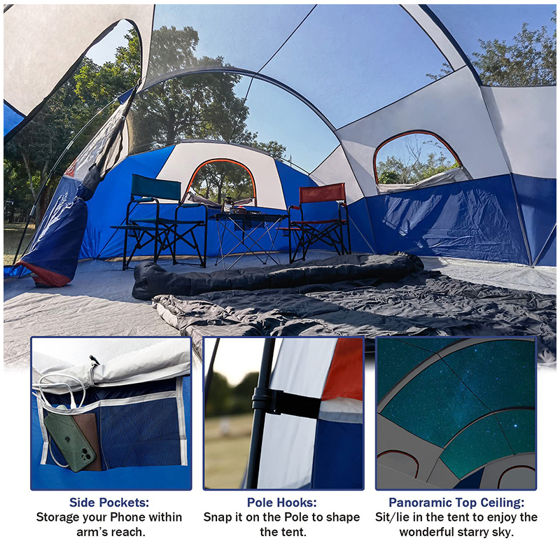 Outdoor Big 8 10 Person Camping Tent