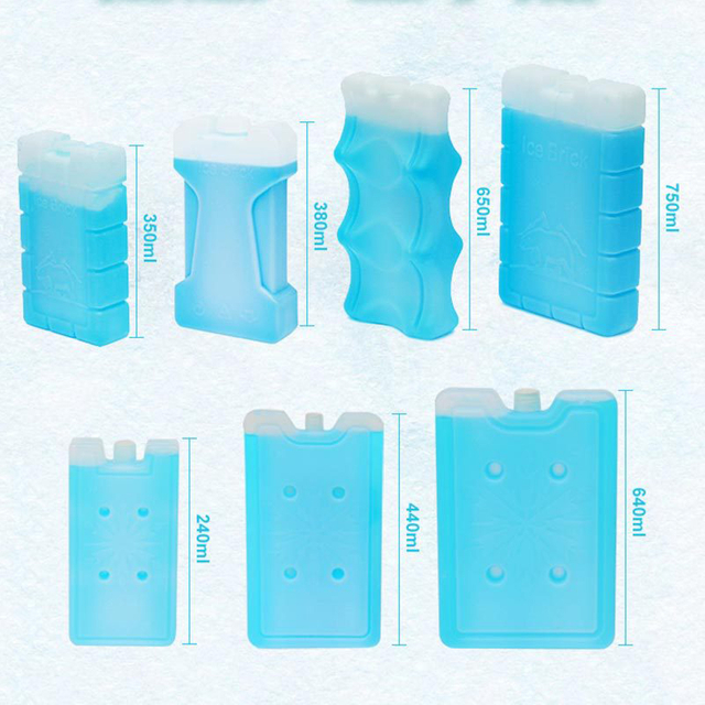 Reusable Hard Plastic Clear Ice Brick