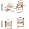 Kermit Foldable Camping Wood Chair