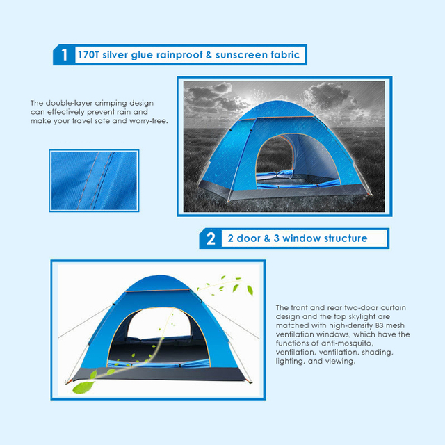 Pop Up Tent for Camping Campgrasp