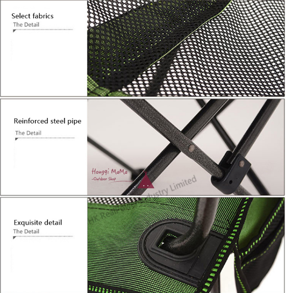 Lightweight Folding Nylon Mesh Outdoor Chairs
