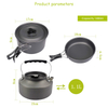 Camping Cookware And Dinnerware Set