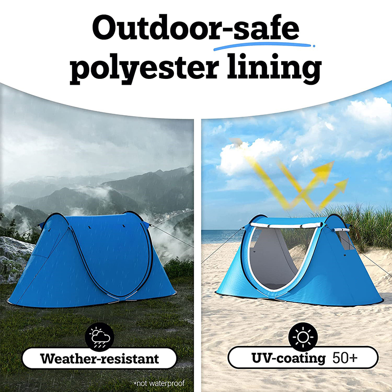 Small Pop Up 2 Person Camping Tent