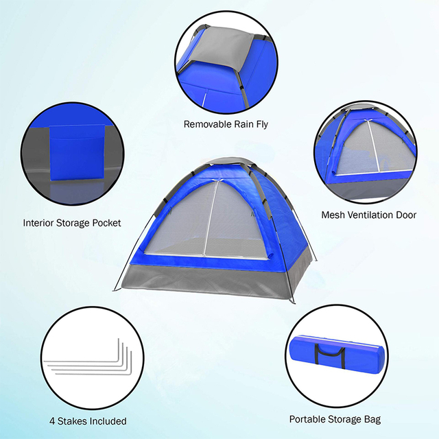 2 Person Pop Up Camping Tent