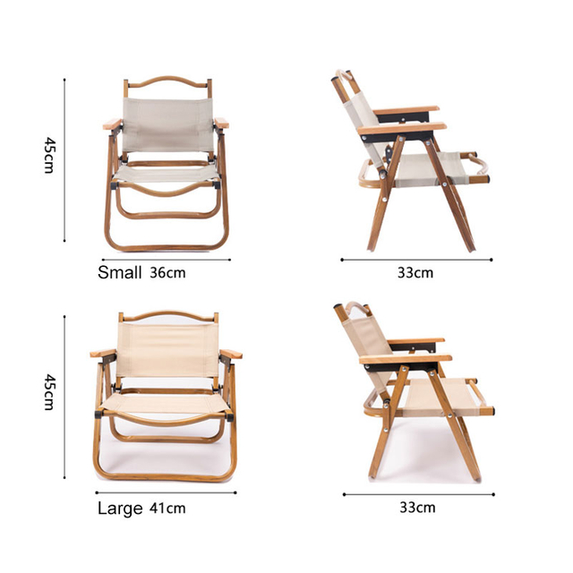 Kids Baby Kermit Wood Camping Chair