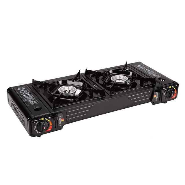 Portable Double Burner Camping Stove