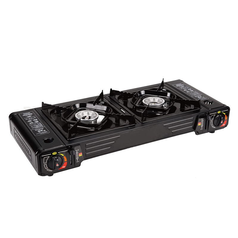 Portable Double Burner Camping Stove