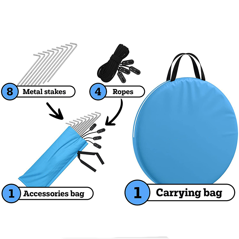 Small Pop Up 2 Person Camping Tent