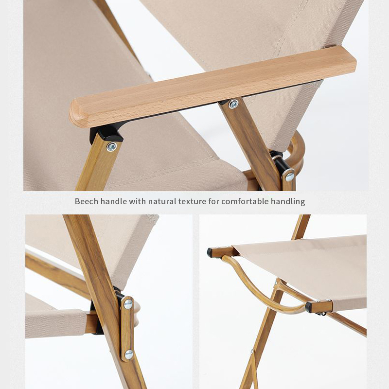 Kermit Foldable Camping Wood Chair