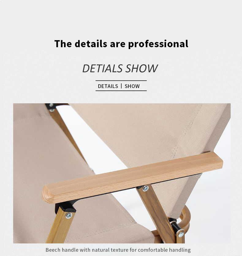 Kermit Foldable Camping Wood Chair Proluxe