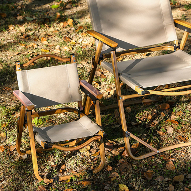Kids Baby Kermit Wood Camping Chair
