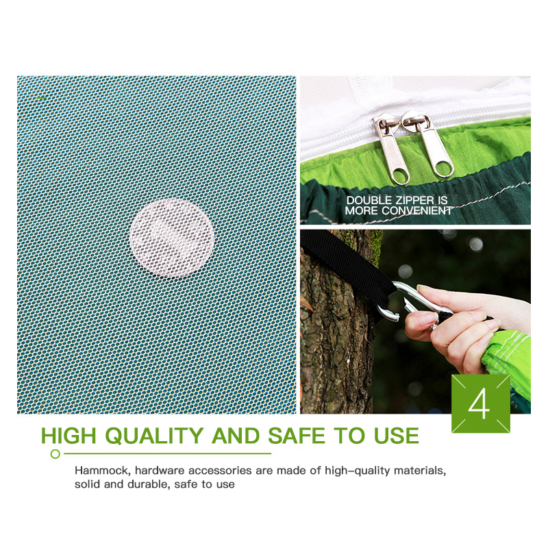 Lightweight Camping Hammocks with Mosquito Net