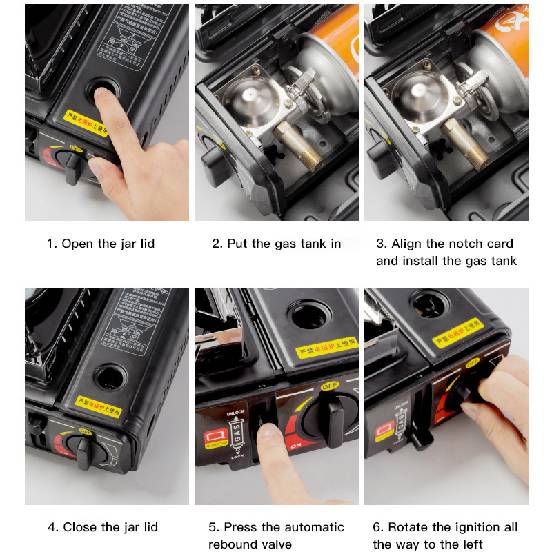 Outdoor Windproof Camping Stove with Case