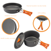 Camping Cookware And Dinnerware Set