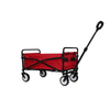 4 Wheels Camping Folding Trolley Carts