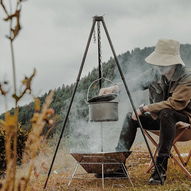 Outdoor Camping Fire Campfire Tripod