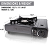Outdoor Windproof Camping Stove with Case