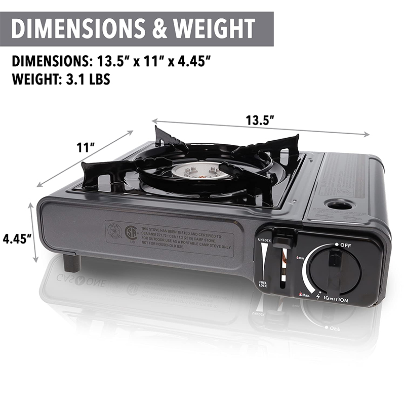 Outdoor Windproof Camping Stove with Case