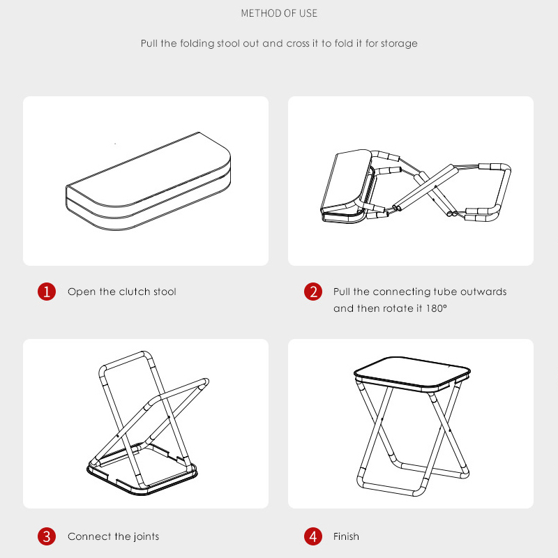 Folding Portable Fishing Chairs Stool