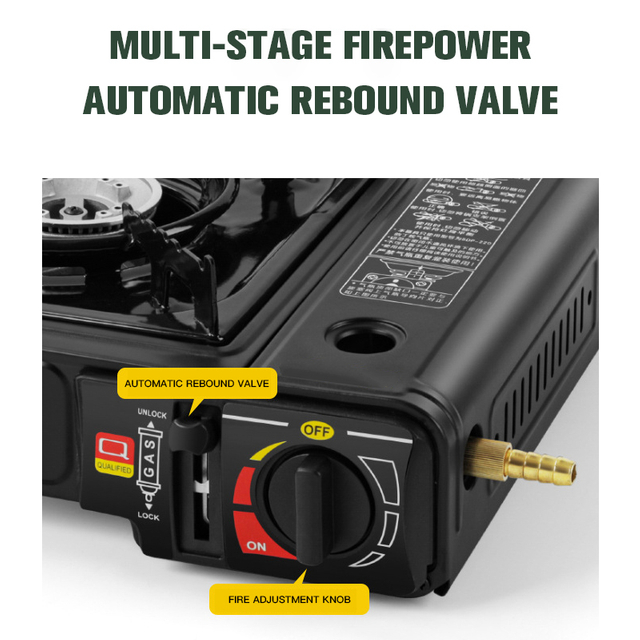 Outdoor Windproof Camping Stove with Case