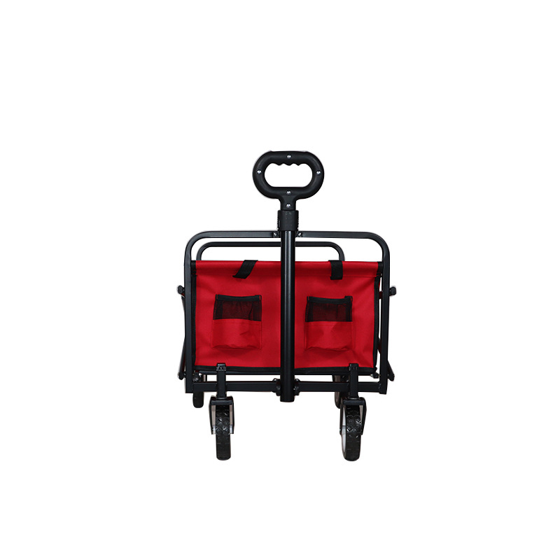 4 Wheels Camping Folding Trolley Carts