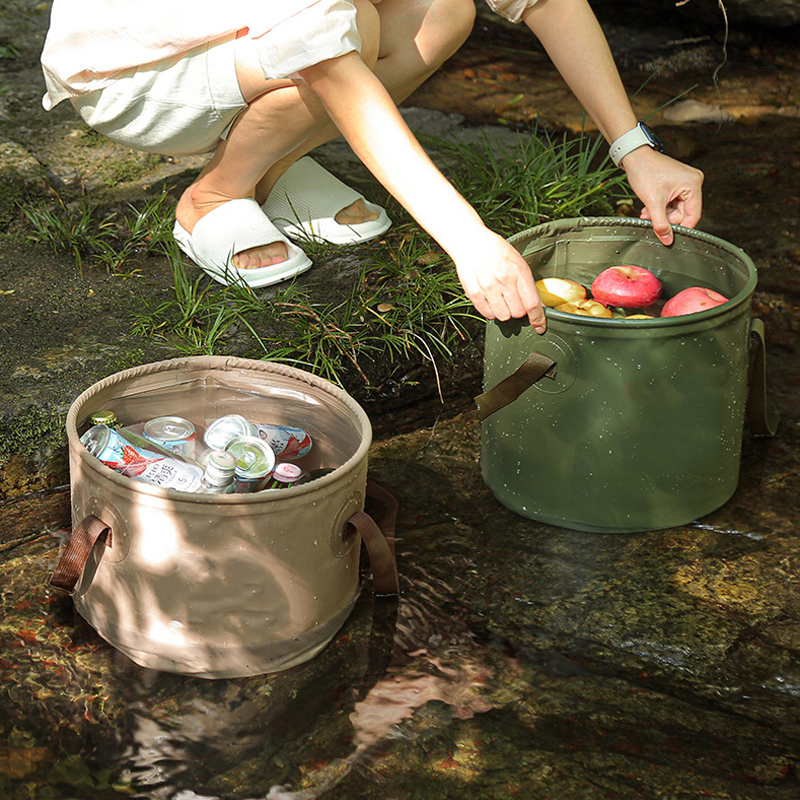 Portable Collapsible Picnic Water Storage Bucket