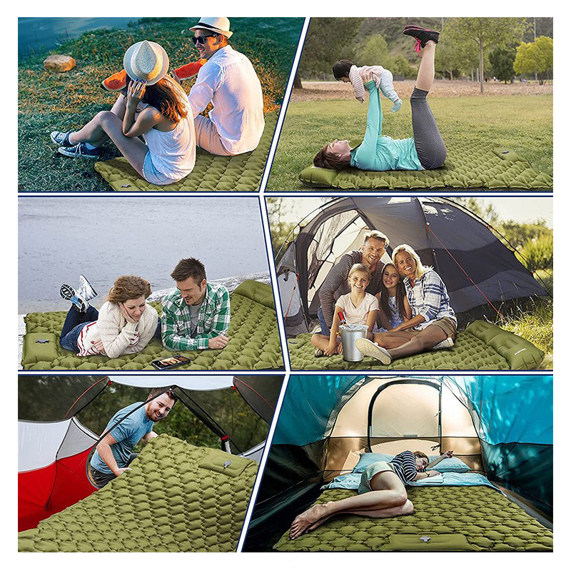 Double Inflatable Sleeping Mat for Camping