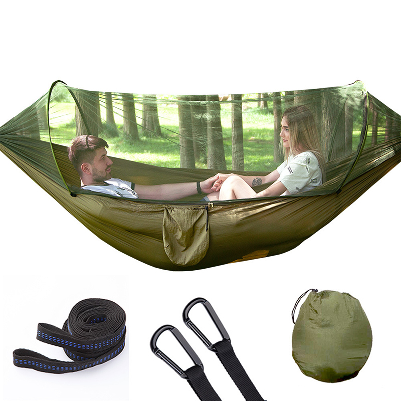 2 Person Camping Hammock Mosquito Net