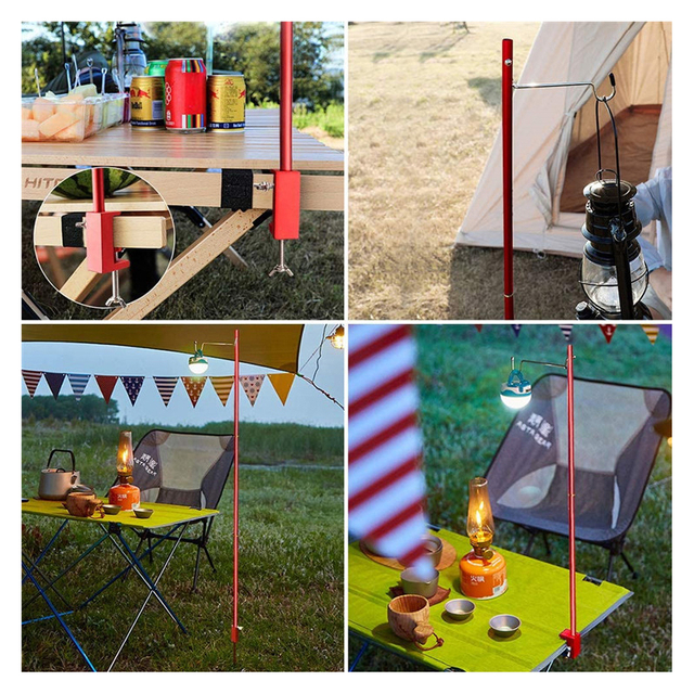  Foldable Led Camping Light Stand Pole