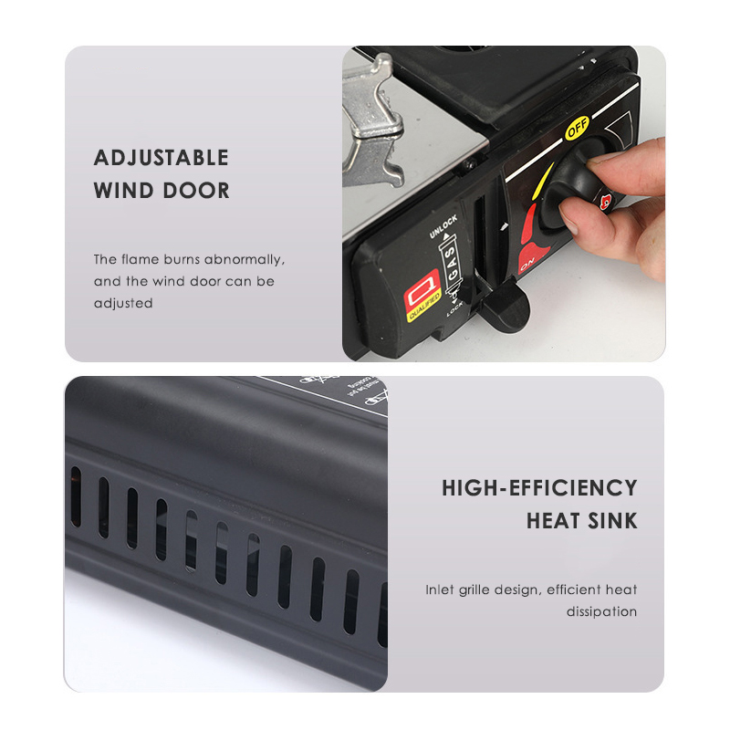Portable Double Burner Camping Stove